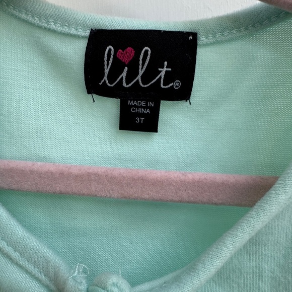 Lilt 3T Girls Mint Green Cardigan Sweater - Picture 3 of 5